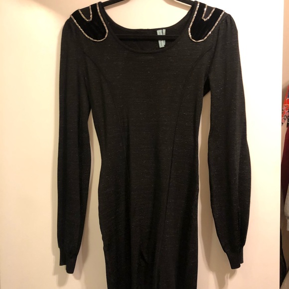 Open back mini sweater dress - Picture 2 of 4